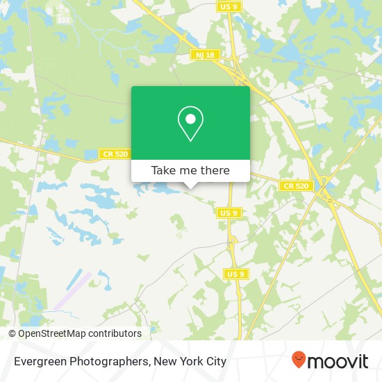 Evergreen Photographers map