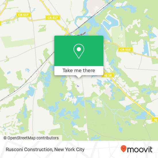 Rusconi Construction map