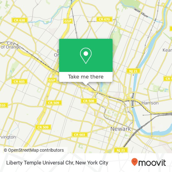 Liberty Temple Universal Chr map