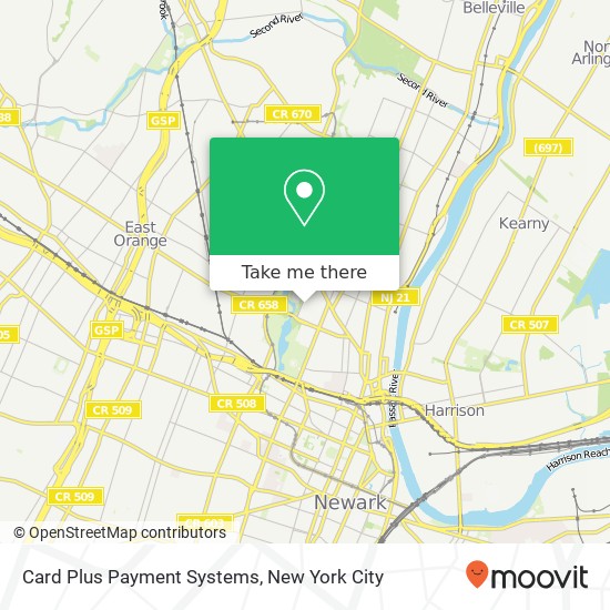 Mapa de Card Plus Payment Systems
