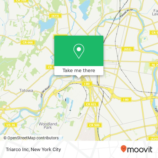 Triarco Inc map