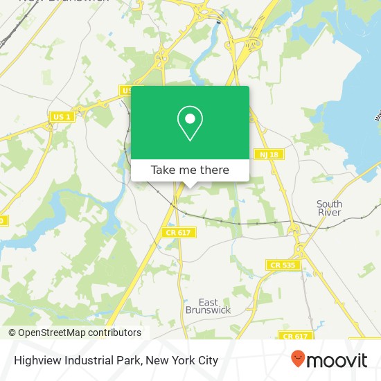 Highview Industrial Park map