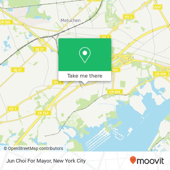 Mapa de Jun Choi For Mayor