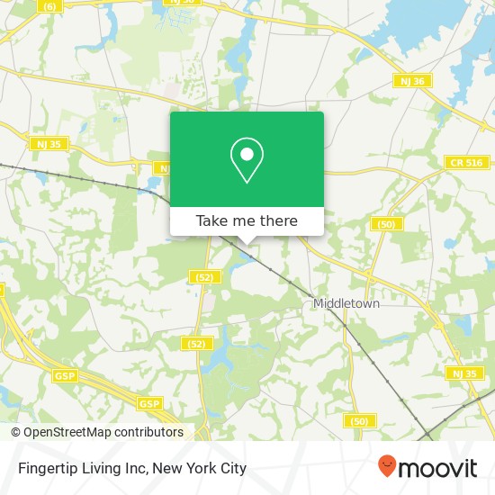 Mapa de Fingertip Living Inc