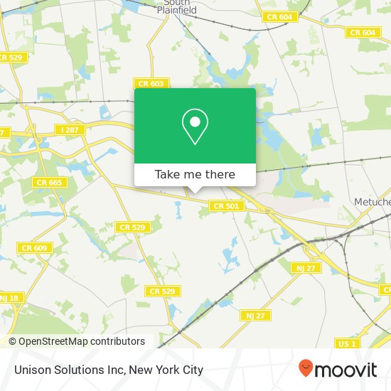 Unison Solutions Inc map