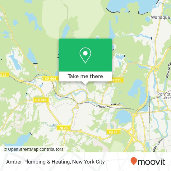 Amber Plumbing & Heating map
