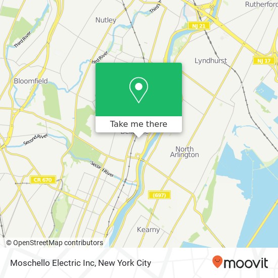 Moschello Electric Inc map