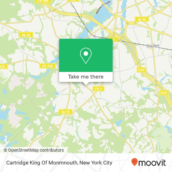 Mapa de Cartridge King Of Monmnouth