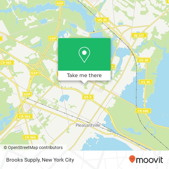 Brooks Supply map