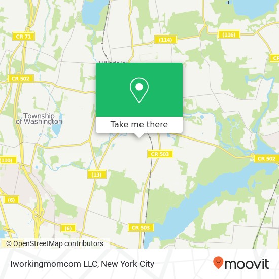 Mapa de Iworkingmomcom LLC