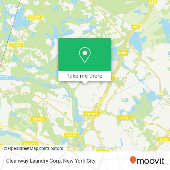 Mapa de Cleanway Laundry Corp