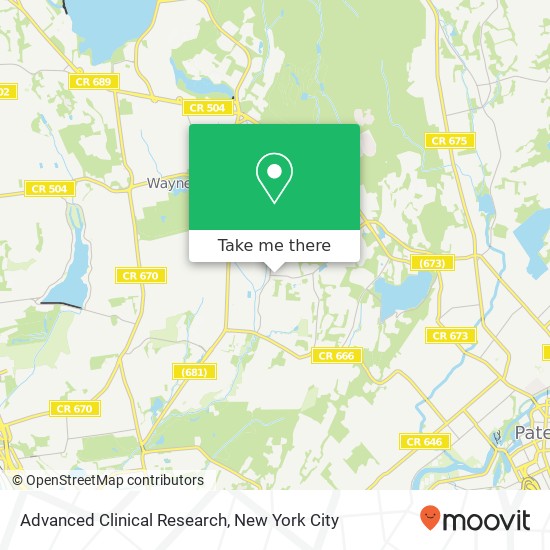 Mapa de Advanced Clinical Research