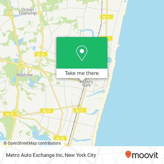 Metro Auto Exchange Inc map