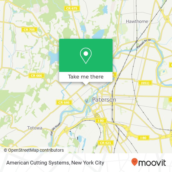 Mapa de American Cutting Systems