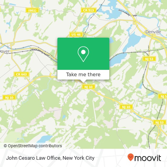 John Cesaro Law Office map