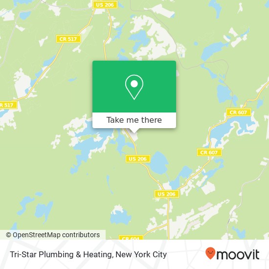 Tri-Star Plumbing & Heating map
