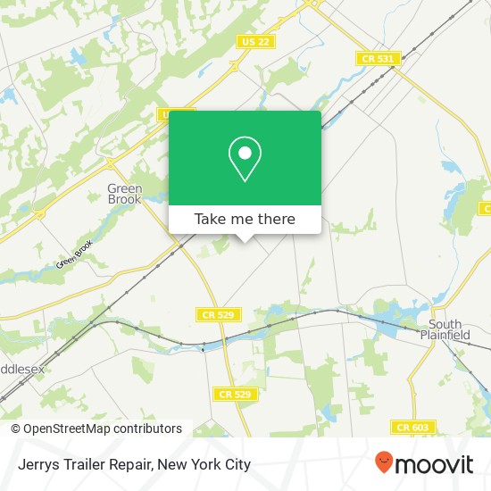 Jerrys Trailer Repair map