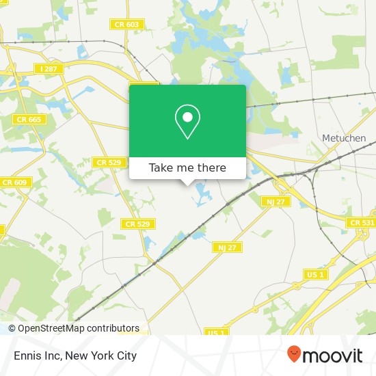 Mapa de Ennis Inc