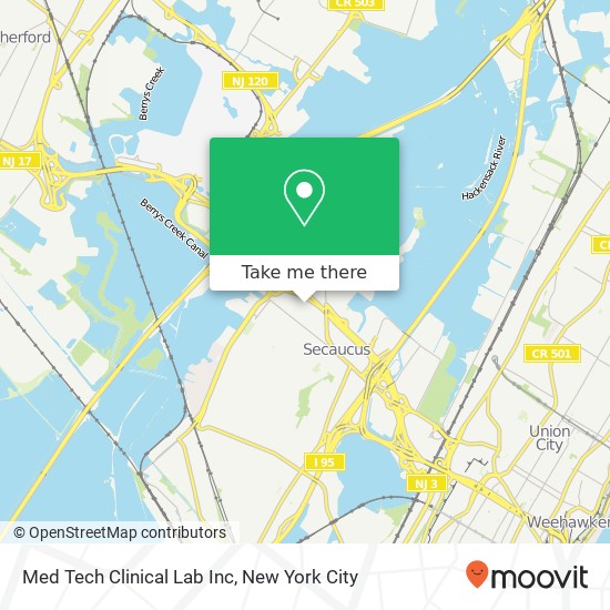 Med Tech Clinical Lab Inc map