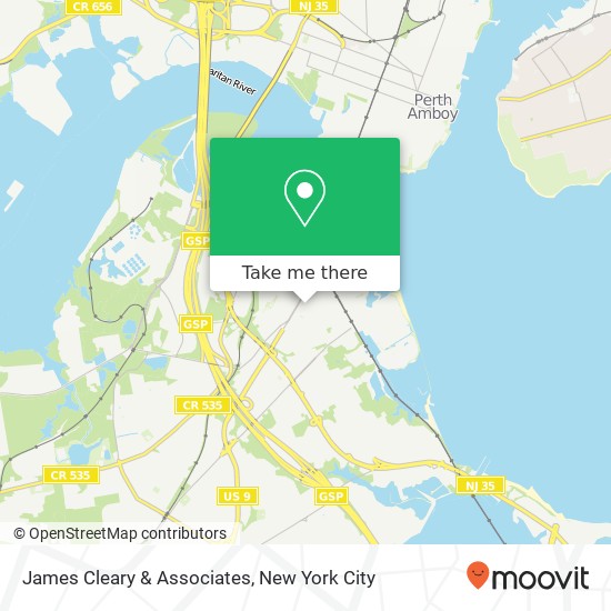 James Cleary & Associates map