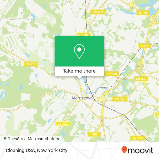 Mapa de Cleaning USA