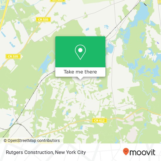 Mapa de Rutgers Construction