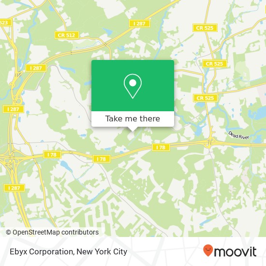 Ebyx Corporation map