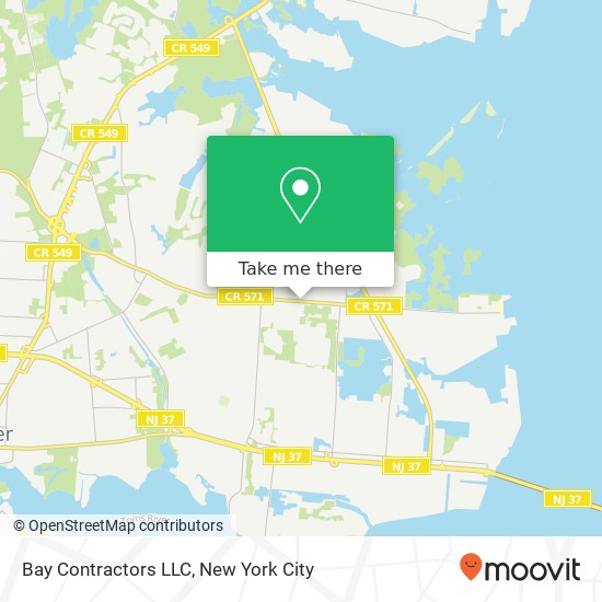 Bay Contractors LLC map