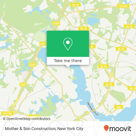 Mother & Son Construction map