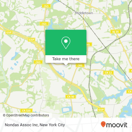 Nondas Assoc Inc map