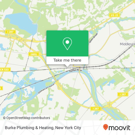 Burke Plumbing & Heating map