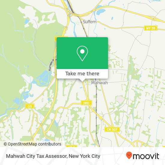 Mahwah City Tax Assessor map