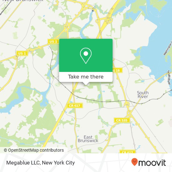 Mapa de Megablue LLC