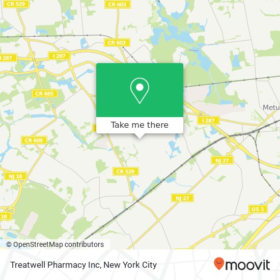 Mapa de Treatwell Pharmacy Inc