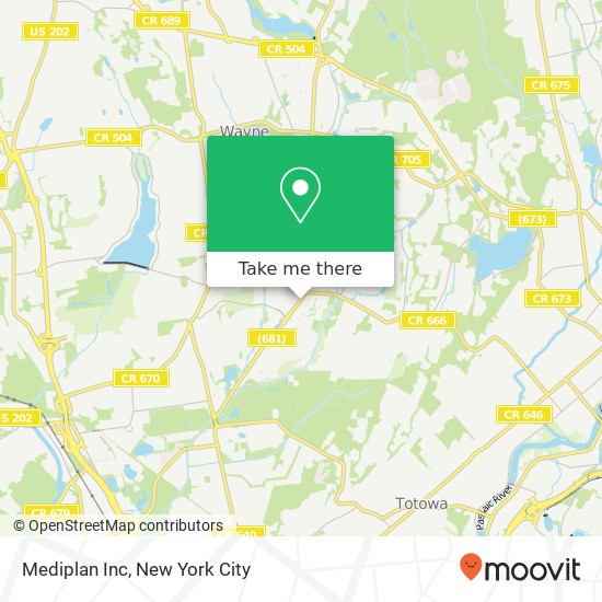Mediplan Inc map