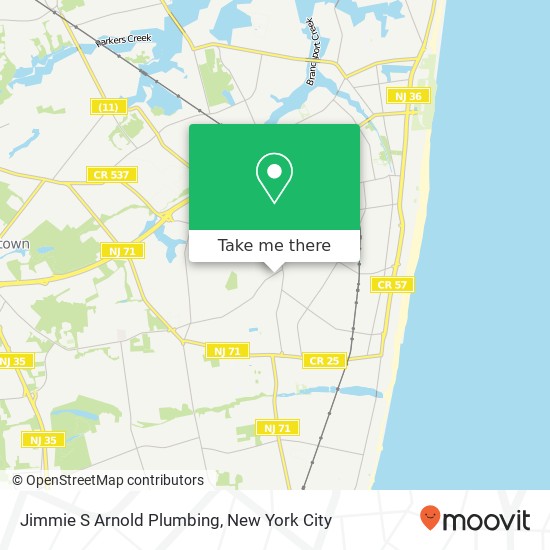 Jimmie S Arnold Plumbing map