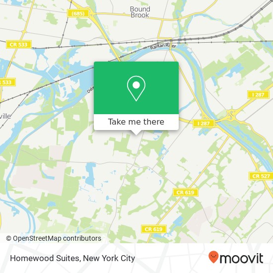 Homewood Suites map