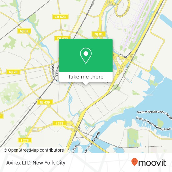 Avirex LTD map