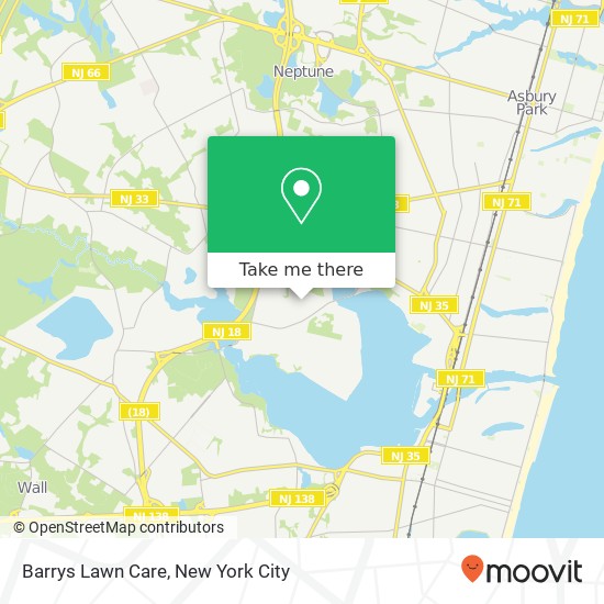 Mapa de Barrys Lawn Care