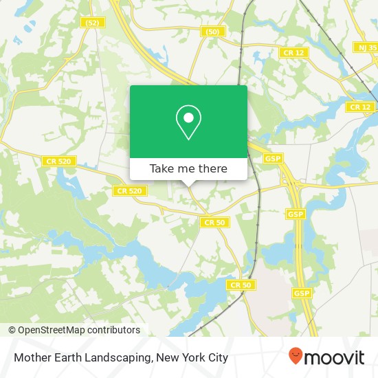 Mother Earth Landscaping map