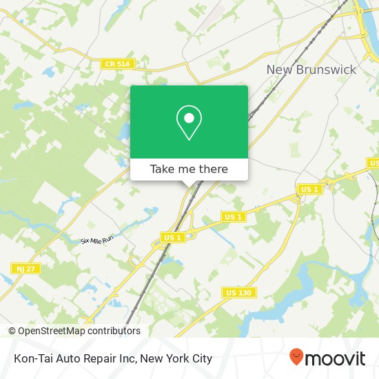 Mapa de Kon-Tai Auto Repair Inc