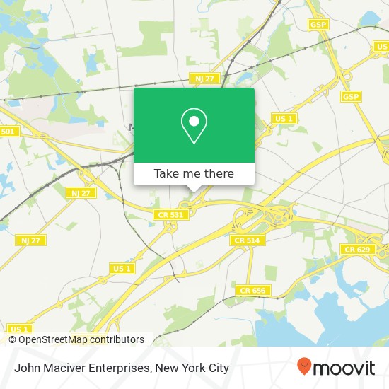 Mapa de John Maciver Enterprises