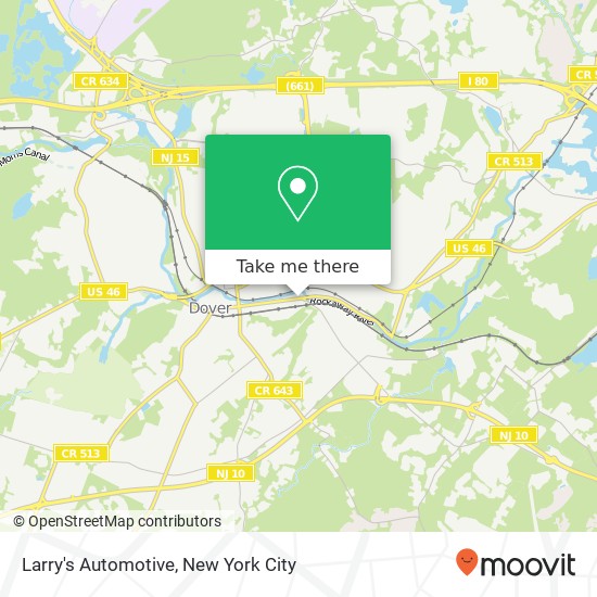 Mapa de Larry's Automotive