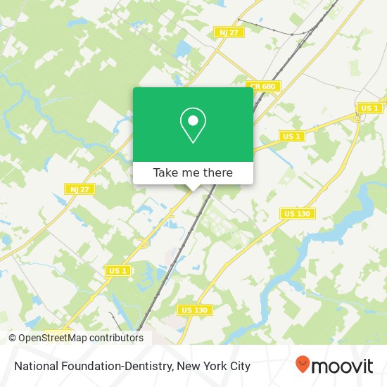 National Foundation-Dentistry map