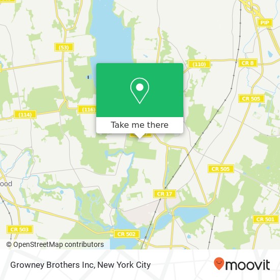 Mapa de Growney Brothers Inc