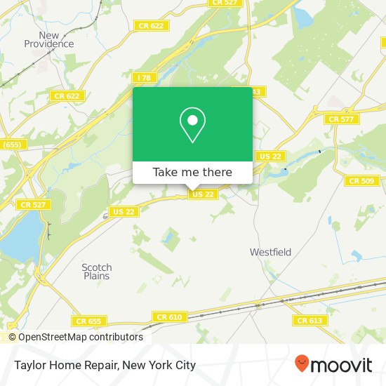 Taylor Home Repair map