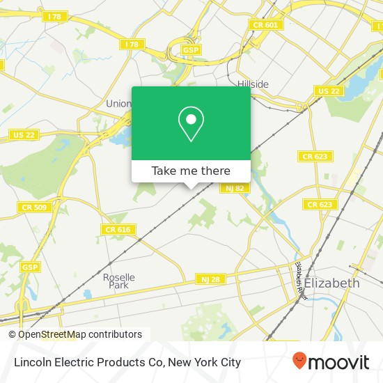 Mapa de Lincoln Electric Products Co