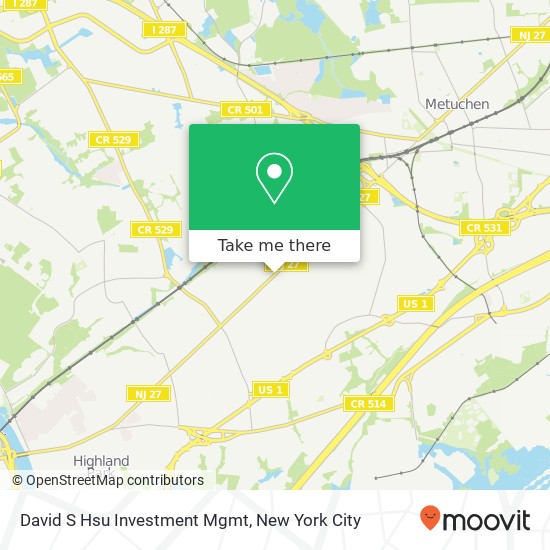 David S Hsu Investment Mgmt map