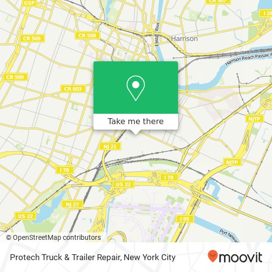 Protech Truck & Trailer Repair map