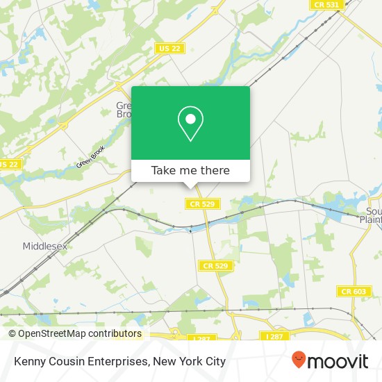 Kenny Cousin Enterprises map
